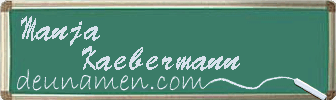Manja Kaebermann Visitenkarte